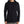 Load image into Gallery viewer, Black long-sleeve hoodie worn by a person on a white background

