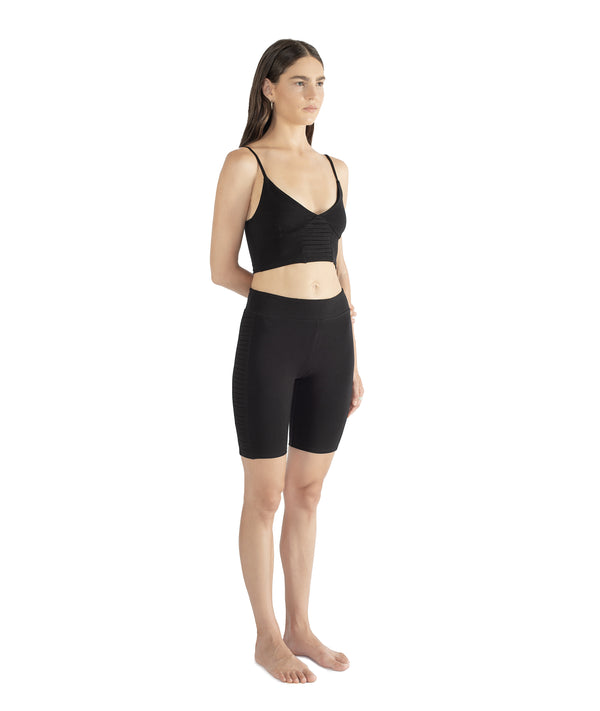 Pleiades biker shorts - Black